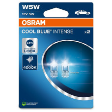 Лампочка безцокольна 12V 5W  Cool Blue Intense блістер OSRAM. 2825CBN-2BL
