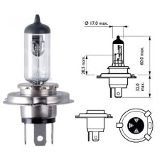 Лампочка галогенова H4 12V 60/55W NARVA. 489013000