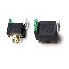 Реле 4 конта із запобіжником 12v 30А (універсальне) з кронштейном (виробник ОТК)