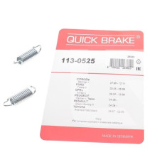 Пружини супорта (заднього) Renault Megane II.III.Scenic II.III 02- комплект L+R   QUICK BRAKE