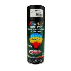 Фарба спрей чорна матова RAL 9005 400 ml виробник Balaton