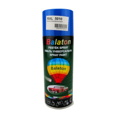 Фарба спрей світло синій глянсова RAL 5010 400 ml виробник Balaton