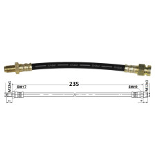 Шланг зчеплення Mercedes T1 207-410D 77-96