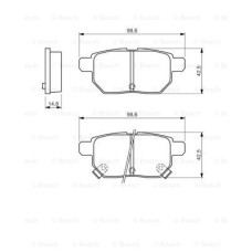 Колодки задні Toyota Auris, Lexus, Great Wall  Voleex C30 виробник RIDER