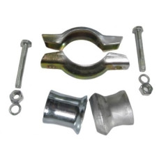 Хомут глушника з патрубками d=51 mm виробник DS.UA
