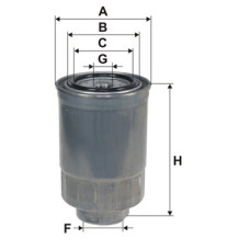 Паливний фільтр дизель Toyota Land Cruiser 80, 90, 100, Runner II, III, Mazda 3, 5, 6, CX-5, CX-7, BT-50 Пікап  WIXFILTRON. WF8061