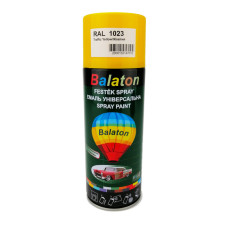 Фарба спрей жовта глянсова RAL 1023 400 ml виробник Balaton