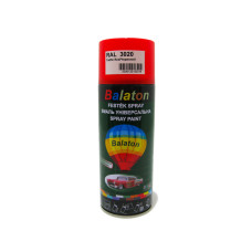 Фарба спрей червона глянсова RAL 3020 400 ml виробник Balaton