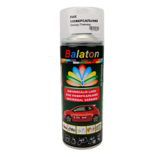 Лак прозорий глянцевий 400 ml виробник Balaton