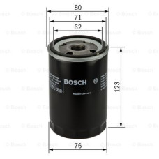 Масляний фільтр VW Caddy III 1.6i Golf Passat Audi Octavia (бензин) BOSCH. 0 451 103 314