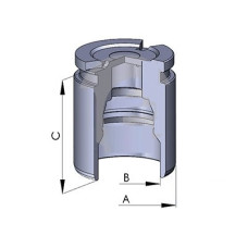 Ремкомплект супорта d=38mm (заднього) один поршень Audi, Seat, Skoda, VW, Ford, Honda   ERT